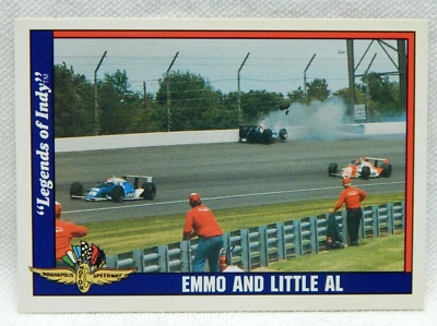 INDY 500 EMERSON FITTIPALDI AL UNSER JR. LEGENDS OF INDY TRADING CARD #59 - Image 1 of 2