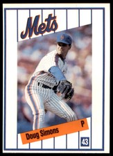 1991 KAHN'S NEW YORK METS DOUG SIMONS NEW YORK METS #NNO