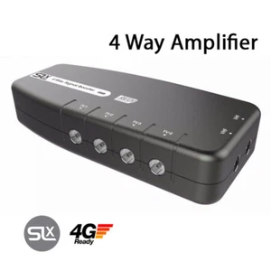 4 WAY TV aerial amplifier freeview distribution signal booster HD FM DAB SLX 5G - Picture 1 of 1