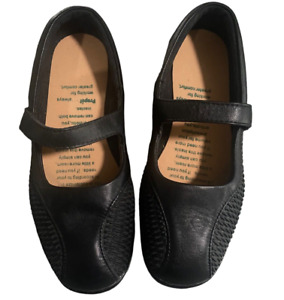 PROPET Erika Mary Jane Leather Shoes Black 7