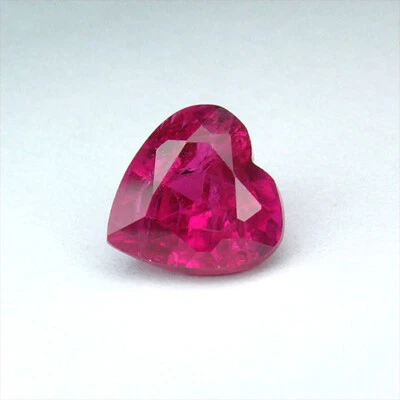 💕 CORAZÓN RUBÍ ROJO ROSADO DE 1,58 quilates 7 mm. PIEDRAS PRECIOSAS SUELTAS cœur rubis rouge 💕 Foto 1 de 2