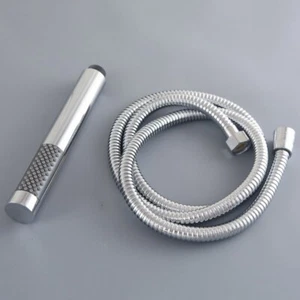 Chrome Stainless Stell Bathroom Hand Spray/Shower Handheld Shower Head with Hose - Picture 1 of 8