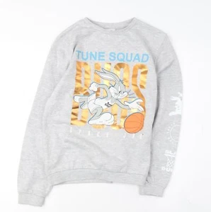 Pep&Co Kids Grey Graphic Print Bugs Bunny Sweatshirt 4-5 Years - Picture 1 of 12