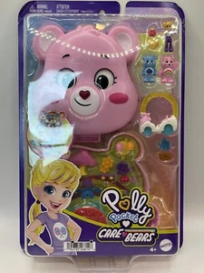 Mattel Polly Pocket Care Bears Partnership Compact Dolls & Accessories Playset - Picture 1 of 3