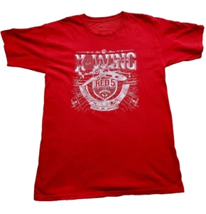 Star Wars X-Wing Red 5 Stay on Target Men's Large Graphic Print T-shirt Tee Fury - Picture 1 of 7