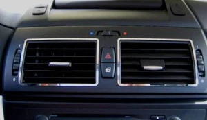 D Chrom Rahmen für Lüftungsschacht Mitte / BMW X3 E83 - Edelstahl poliert - Picture 1 of 3