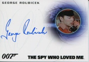 James Bond Archives 2016 Spectre Autograph Card A298 George Roubicek
