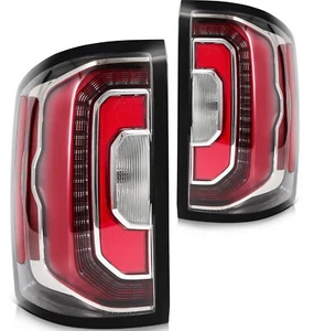 Par de luces traseras LED rojas izquierda derecha GMC Sierra 1500 2016 2017 2018 - Imagen 1 de 10