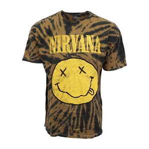 NIRVANA TIE DYE MENS T SHIRT - Picture 1 of 3