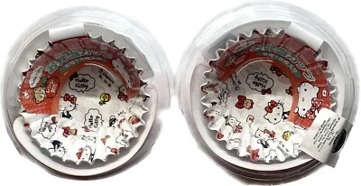 Sanrio x Daiso Bento Lunch Box Food Cups - Hello Kitty SET OF 2, Mini Muffin Cup - Image 1 of 2