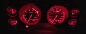 79-86 Ford Mustang Mercury Capri Gauge Cluster + Dash Light LED Upgrade Kit RED