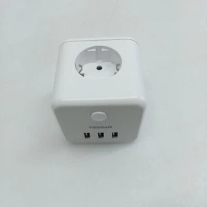 Enchufe de carga de pared USB 6 en 1 TESSAN, varios enchufes franceses de 3 CA - Imagen 1 de 8