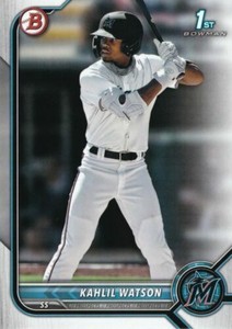 2022 Bowman PAPER Vets & Prospects - Complete Your Set - You Pick! Khalil Watson