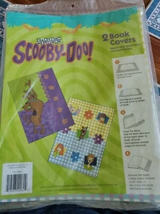 Scooby Doo Book Covers 2 Designs Each 2 Pks = 4 NEW covers vtg. 1999 - Picture 1 of 11