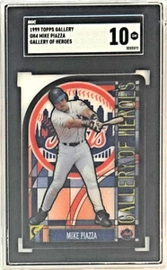 Mike Piazza Gallery Of Heroes 1999 Topps Gallery GH4 SGC 10 - Imagen 1 de 2