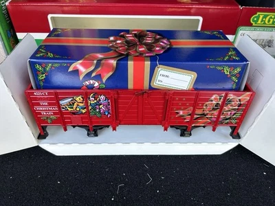 LGB 4021 CT Christmas Gondola W/present, G Scale, New, Germany - Image 1 of 4