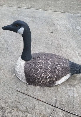 Señuelo Victor Goose Canadian Honker de colección papel maché o fibra de vidrio # 3 Foto 1 de 4