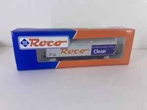 Wagon Nettoyeurs des Voies Roco Echelle ho 1/87 - Foto 1 di 9