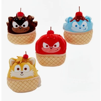 TAILS, SHADOW, KNUCKLES, SONIC The Hedgehog Squishmallow Scented Plush Set Of 4 - Image 1 of 4