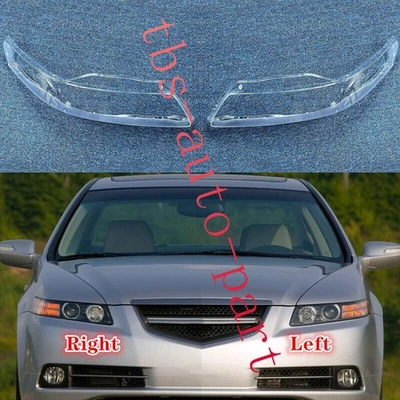 Fit For Acura TL 2004-2008  LH&RH Headlight Lens Cover+Sealant Glue — 第 1/4 张图片