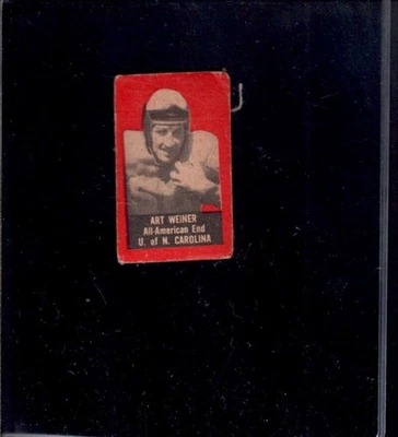 Espaldas de fieltro Topps 1950 #94 Art Weiner en muy buena condición X3556739 Foto 1 de 3