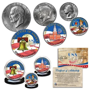 Juego de 3 monedas AMERICA250 1776-2026 250 aniversario 1976 - Imagen 1 de 2