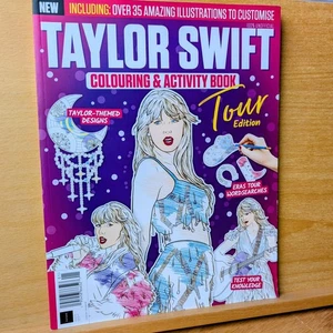 Taylor Swift Colouring & Activity Book Tour Edition NEW - Picture 1 of 9