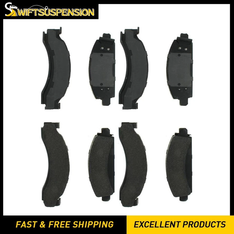 Front Rear Disc Brake Pad Set for 1974 Chevrolet P30 Van 4.1L - Image 1 of 4