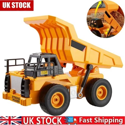 RC Dumper Car 2.4Ghz Remote Control Truck Vehicle Toys With LED Light Ideal Gift - Image 1 of 4