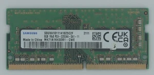 Samsung 8GB PC4-25600 DDR4-3200 SODIMM Memory M471A1K43DB1-CWE FRU:5M30V06802 - Picture 1 of 7
