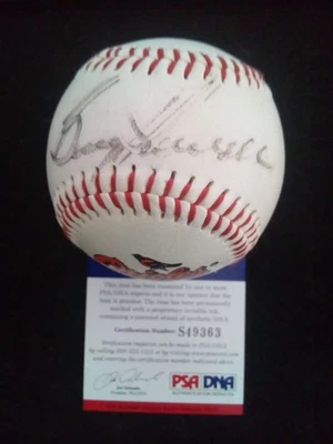 BOOG POWELL Autograph BALTIMORE ORIOLES LOGO Baseball Ball PSA COA INDIANS - Image 1 of 4