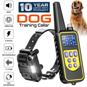 800M entrenamiento perro descarga eléctrica collar educativo perros sonido vibración choque electrónico