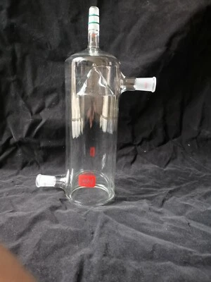 Glass Dry Ice Cold Trap 24/40 with O Ring,O.D/I.D 120/90MM - Image 1 of 3