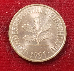 2 Pfennig Federal Republic of Germany 1991 D Coin Coin West Germany - Picture 1 of 2
