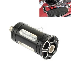 CNC Edge Cut Shifter Pegs For Harley Road King Electra Glide Softail Sportster - Foto 1 di 5