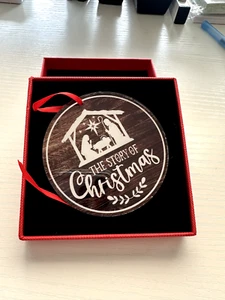 "The Story of Christmas" Nativity Tree Ornament - Picture 1 of 2