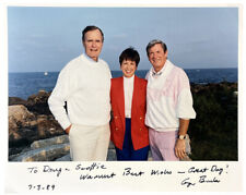 George H. W. Bush Autographed Official White House 8x10 Photo 7/3/1989 PSA
