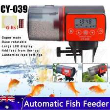 Automatic Fish Food Feeder Auto LCD Aquarium Dispenser Feeding Timer Pond Tanks
