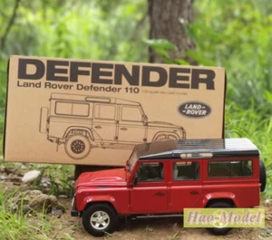 Century Dragon 1:18 LandRover defender 110 Diecast Metal Car Model Red/Silver - Picture 1 of 7