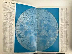 Mapa lunar vintage - publicaciones del cielo - Observatorio de Harvard - Imagen 1 de 3