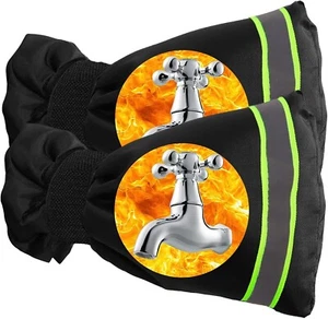 2 Pack Faucet Covers Winter, Outside Faucet Cover Freeze Protection, Waterproof - Picture 1 of 7