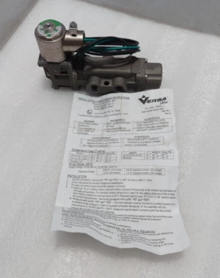 Versa VSG-4322-316-XN-A120 Valve Max.BAR 12 Min.BAR 2.8 V/Hz 120/60 - Image 1 of 4