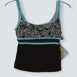 Neu mit Etikett 10 Jamaica Bay Top Badeanzug getrennt bunt tropische Nächte - Bild 1 von 5