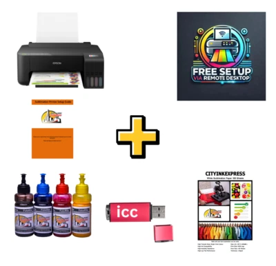 No More Cartridges ! ECO-TANK Sublimation Printer A4 Starter Bundle Kit Non Oem - Image 1 of 4