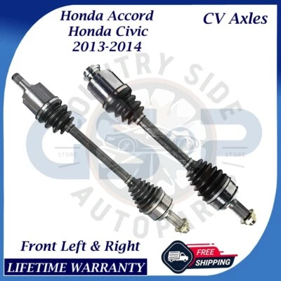 Ejes CV delanteros GSP OEM para Honda Accord/Civic 2013-2014 garantía de por vida Foto 1 de 4