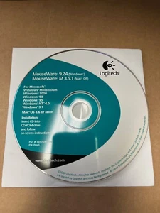 Logitech MouseWare CD-ROM for Windows & Mac OS - Picture 1 of 2