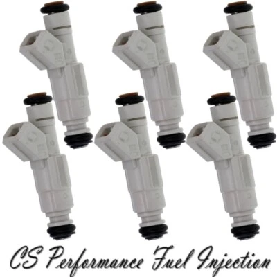 Juego de inyectores de combustible Bosch OEM (6) 0280155811 0280155737 para 3,8 L V6 sobrealimentado Foto 1 de 4