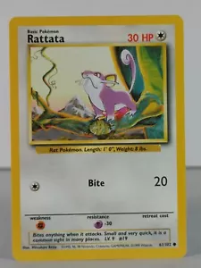 Rattata - Set Base - 61/102 - Singoli - Pokemon TCG - Comune - Foto 1 di 11