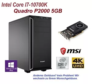 Photoshop System PC Intel Core i7 10700K - P2000 - 32GB DDR4 - 1TB SSD M.2 01 - Picture 1 of 8