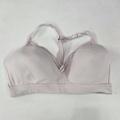 Athleta Women Bra Medium Light Mauve Bralette Wireless Strap Adjustable READ - Image 1 of 4